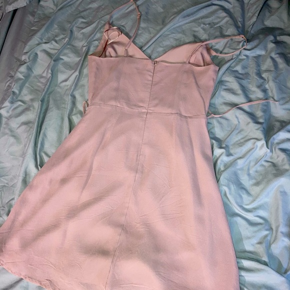 Dusty pink/ salmon XS mini dress - Picture 3 of 5